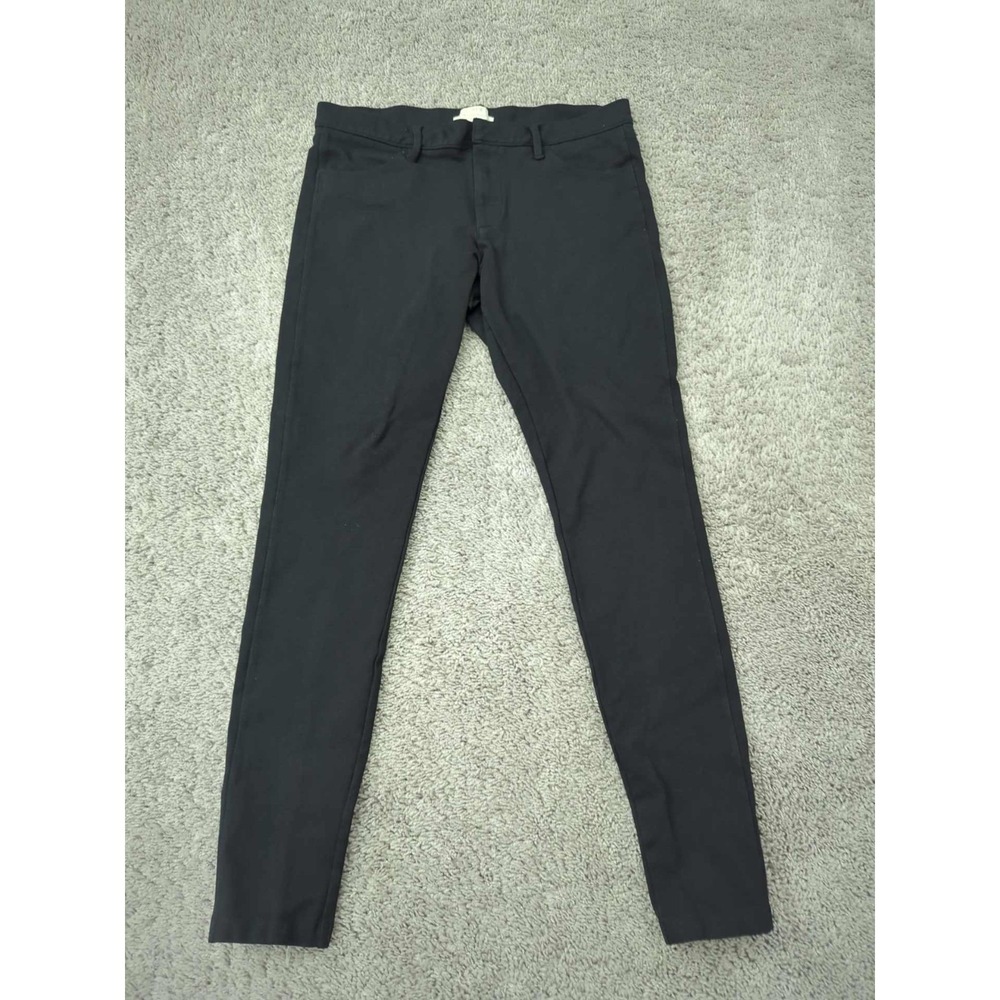 J Crew Gigi Pants Womens 8 Black Low Rise Stretch Slim Skinny Casual